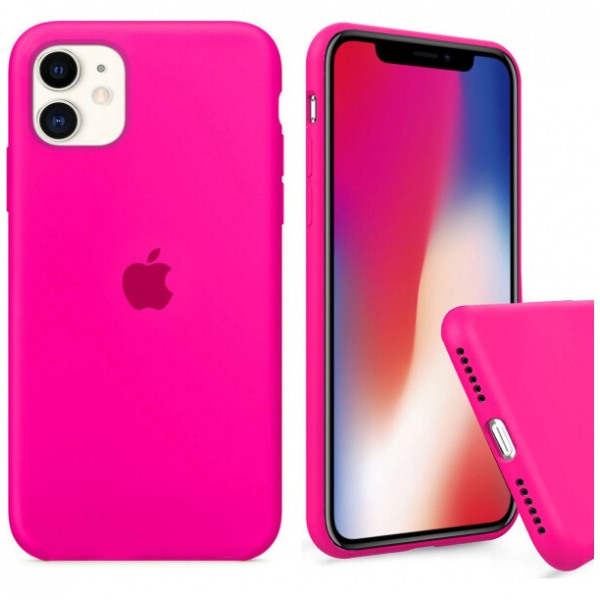 картинка Чехол Apple Silicone Case for iPhone 11 Electric Pink от магазина КомпьютерЦентр