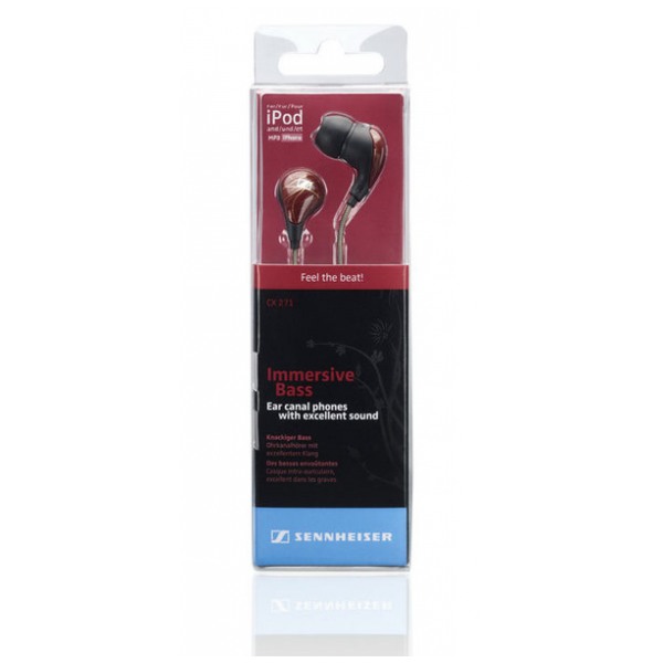 картинка Наушники Sennheiser CX 271 Red (CX271 EAST) от магазина КомпьютерЦентр