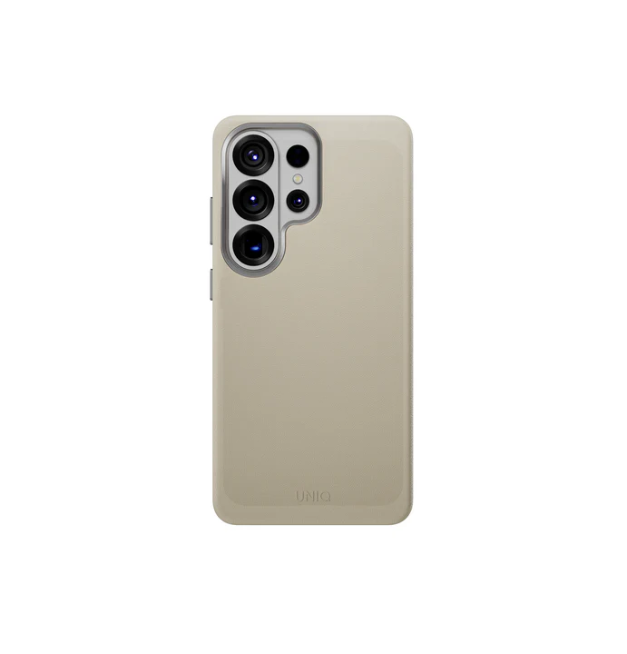 картинка Чехол из искусственной кожи Uniq HYBRID LYDEN (MagSafe) для Samsung Galaxy S26 Ultra, цвет серая глина (CLAY) (GS26UHYB-LYDMCLAY) от магазина КомпьютерЦентр