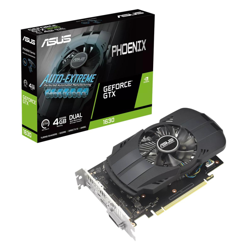 картинка Видеокарта 4Gb GDDR6 GeForce GTX1630 ASUS (PH-GTX1630-4G-EVO) PCI-E 3.0 от магазина КомпьютерЦентр