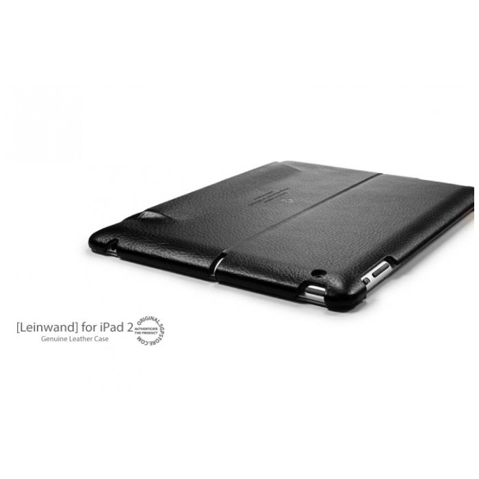 картинка Чехол SGP Leather Case Leinwand Series Black for iPad 2 от магазина КомпьютерЦентр