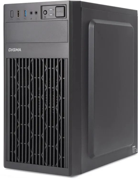 картинка Корпус Digma DCC-MN302, черный, без БП, mATX от магазина КомпьютерЦентр