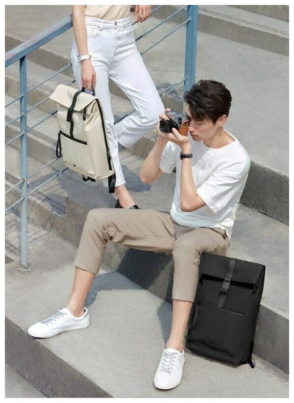 картинка Рюкзак Xiaomi 90 Points Ninetygo Grinder Oxford Leisure Backpack Dark Gray от магазина КомпьютерЦентр