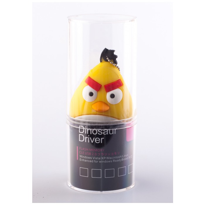 картинка Флешка USB DinosaurDriver 16Gb Angry Birds Yellow (MD578) от магазина КомпьютерЦентр