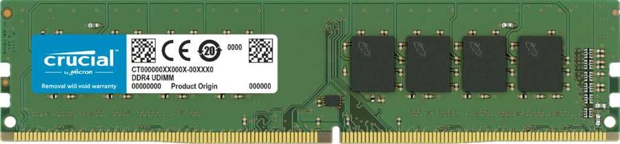 картинка DIMM DDR4 16Gb 3200MHz PC4-25600 Crucial (CT16G4DFRA32A) RTL от магазина КомпьютерЦентр