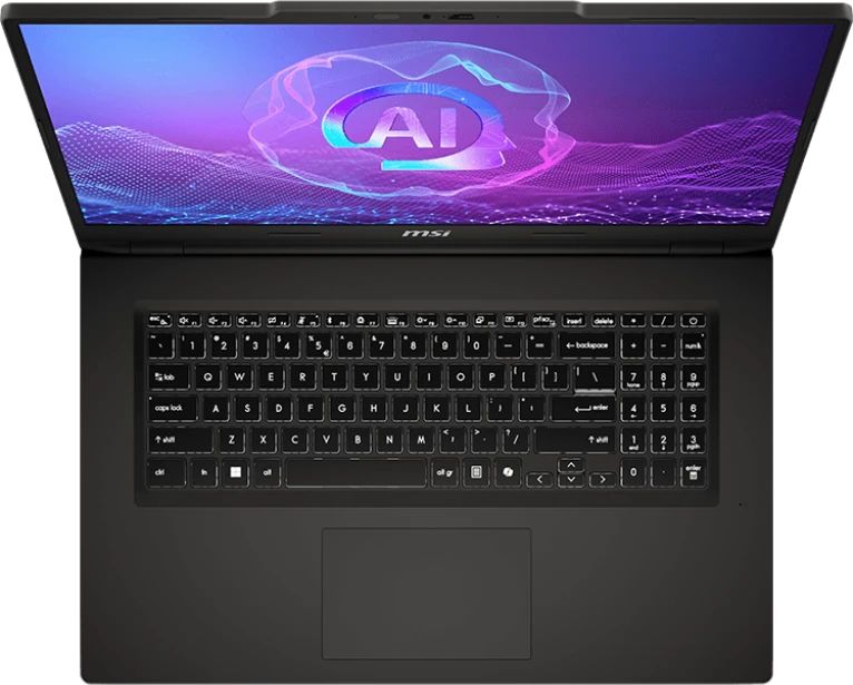 картинка Ноутбук MSI Venture 17 AI A2HMG-014XRU 17.3'' IPS 144 Гц (1920x1080) /  Core Ultra 5 225H/  16Gb/  512 GB SSD/ Intel Arc/  WiFi AX/  BT 5.3/  Dos от магазина КомпьютерЦентр