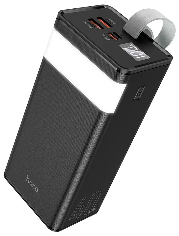 картинка Внешний аккумулятор Hoco J86 Powermaster 22.5W fully compatible power bank 40000mAh black от магазина КомпьютерЦентр