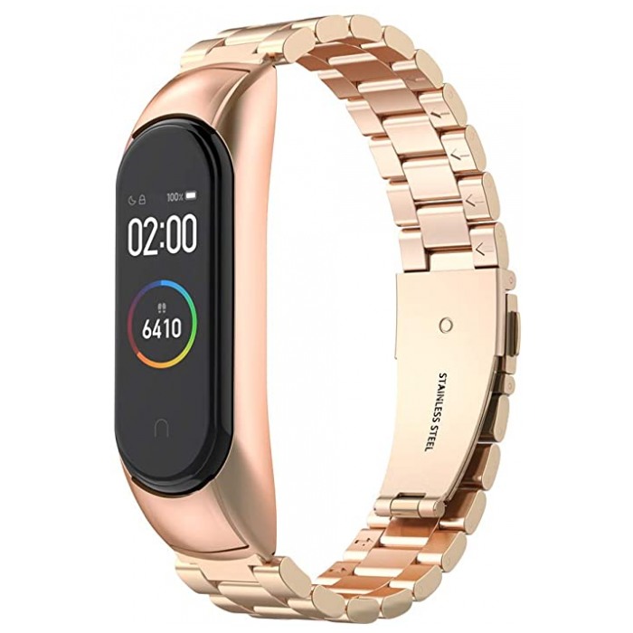 картинка Ремешок Xiaomi Mi Band 4 'Mi Fit' Link Bracelet Gold от магазина КомпьютерЦентр