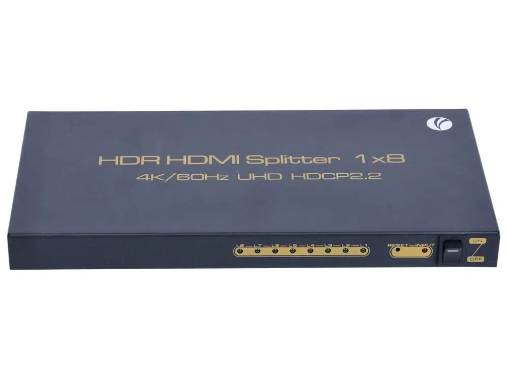 картинка Разветвитель HDMI Spliitter 1=>8 2.0v, VCOM (DD428) от магазина КомпьютерЦентр