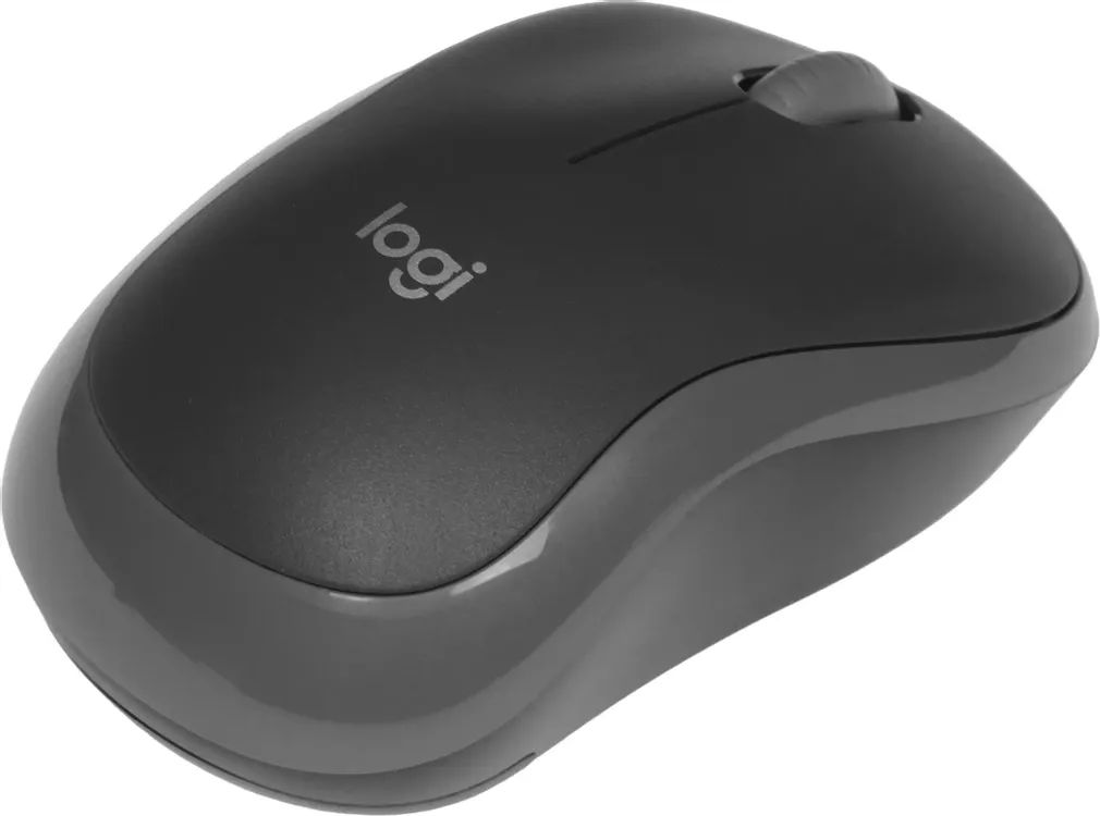 картинка Мышка Logitech M186 черный/ серый оптич. (910-004131) от магазина КомпьютерЦентр