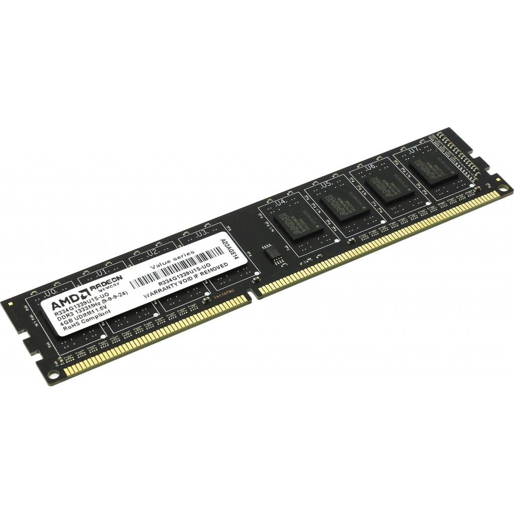 картинка DIMM DDR3 4Gb 1333MHz PC3-10600 AMD CL9 1.5B (R334G1339U1S-UO) от магазина КомпьютерЦентр