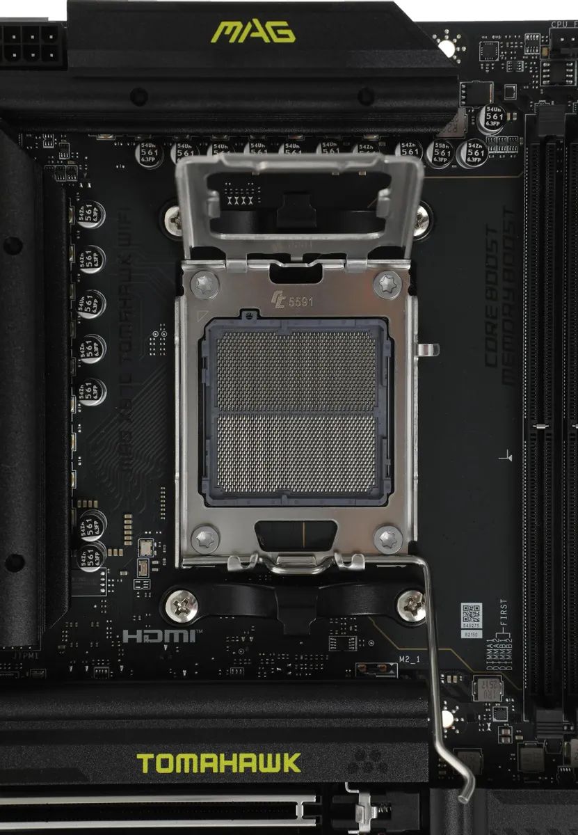 картинка Материнская плата MSI MAG X870 TOMAHAWK WIFI, AM5, AMD X870, 4xDDR5, ATX от магазина КомпьютерЦентр