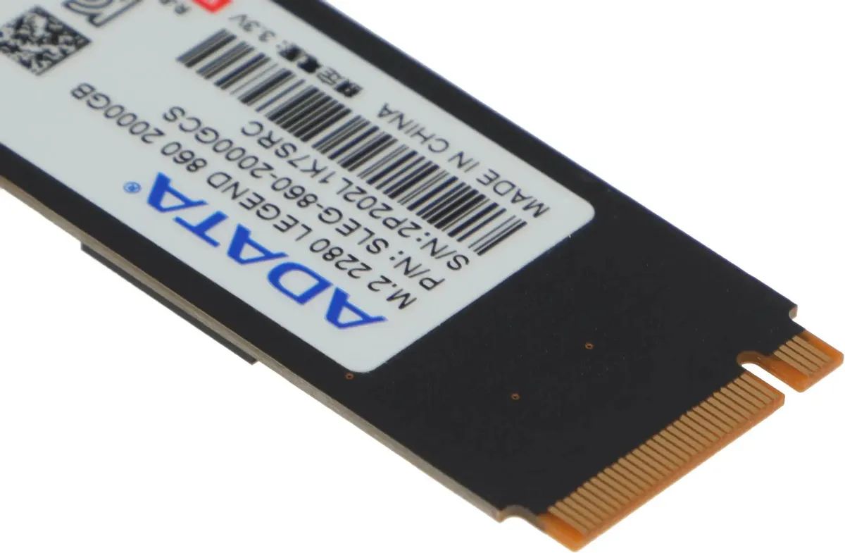 картинка SSD накопитель 2Tb AData LEGEND 860 PCIe 4.0 x4 M.2 2280 (SLEG-860-2000GCS) от магазина КомпьютерЦентр