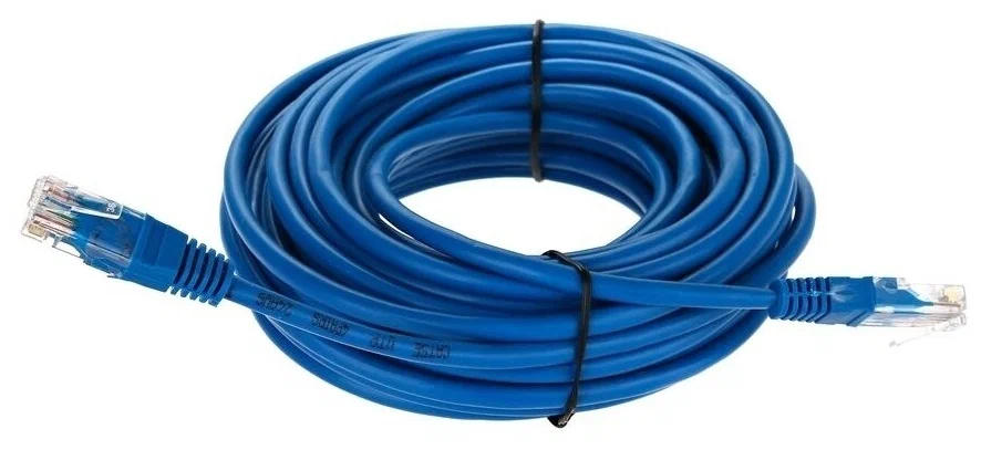 картинка Патч-корд UTP Telecom RJ-45 Cat.5e, 10м, Blue (NA102-L-10M) от магазина КомпьютерЦентр
