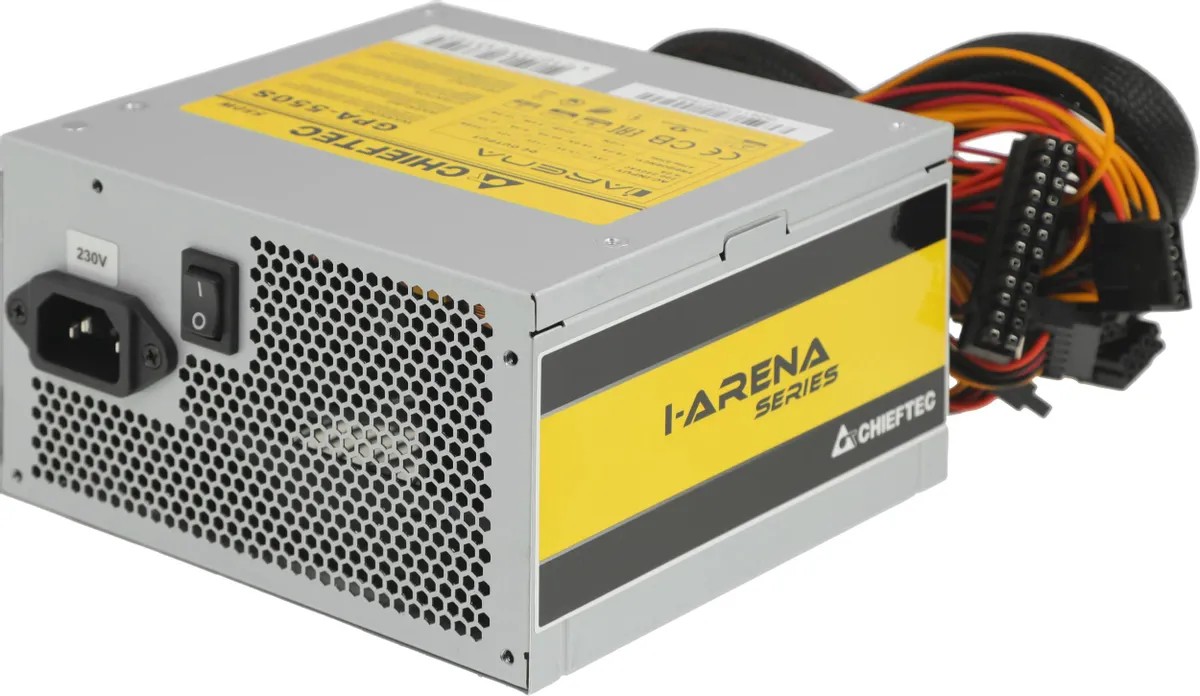 картинка Блок питания Chieftec GPA-550S 550W iArena; ATX от магазина КомпьютерЦентр