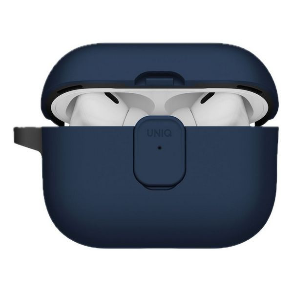 картинка Чехол из полиуретана Uniq CLYDE для AirPods Pro 3, ROYAL BLUE/ DARK GREY (AIRPODSPRO3-CLYRBLUDGRY) от магазина КомпьютерЦентр