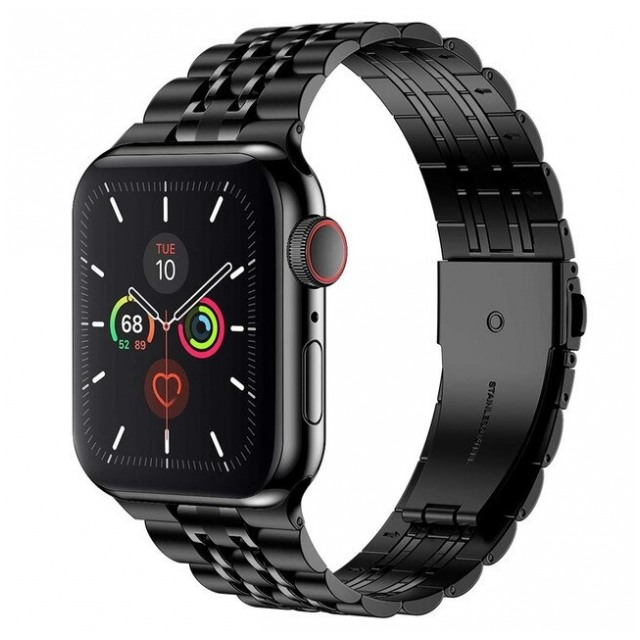 картинка Ремешок Black Steel for Apple Watch 44mm and 42mm от магазина КомпьютерЦентр