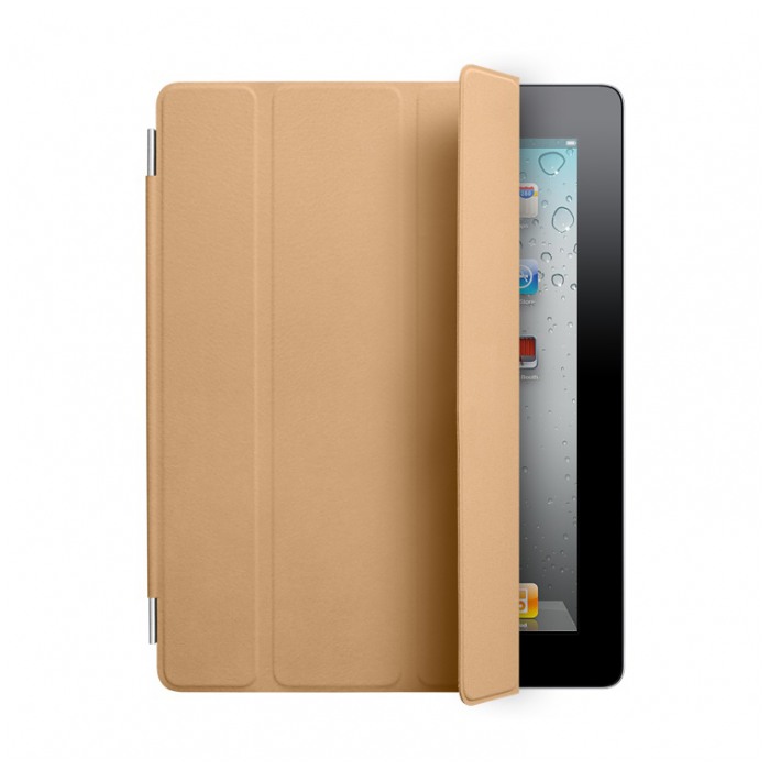 картинка Чехол Apple iPad Smart Cover Leather Tan for iPad 2 (MC948LL/A) от магазина КомпьютерЦентр