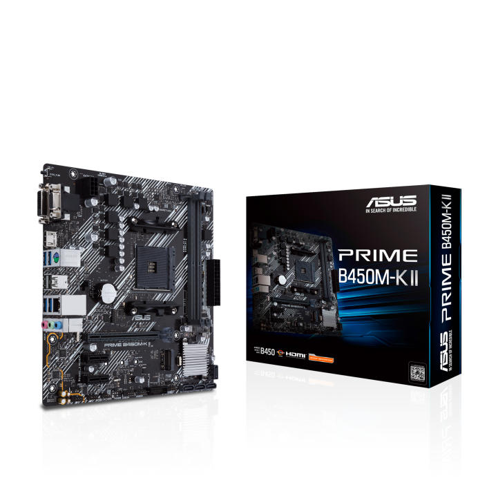 картинка Материнская плата Asus PRIME B450M-K II от магазина КомпьютерЦентр