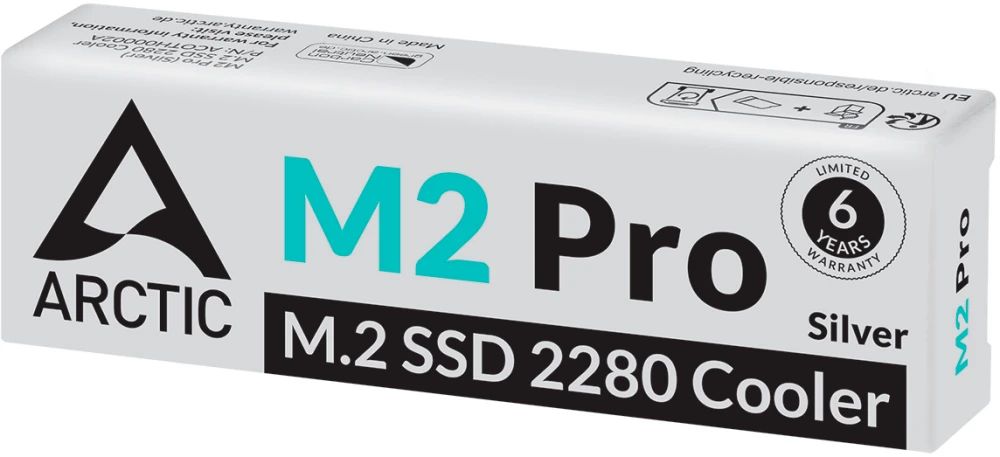 картинка Радиатор Arctic Cooling Радиатор SSD ARCTIC M2 Pro ACOTH00002A серебристый алюминий от магазина КомпьютерЦентр