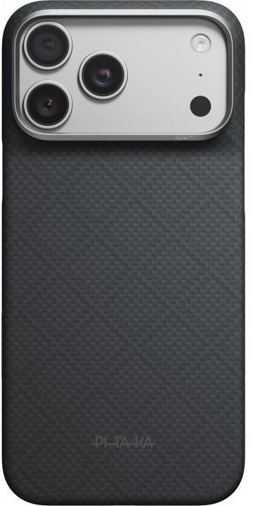 картинка Чехол PITAKA Edge (Argyle) Case для iPhone 18 Pro 6.3'', черный базальт (Basalt Black) от магазина КомпьютерЦентр