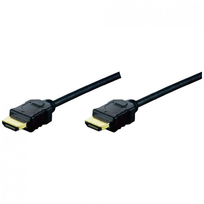 картинка Кабель Digitus HDMI High Speed + Ethernet (AM/ AM) 3.0m Black (AK-330114-030-S) от магазина КомпьютерЦентр