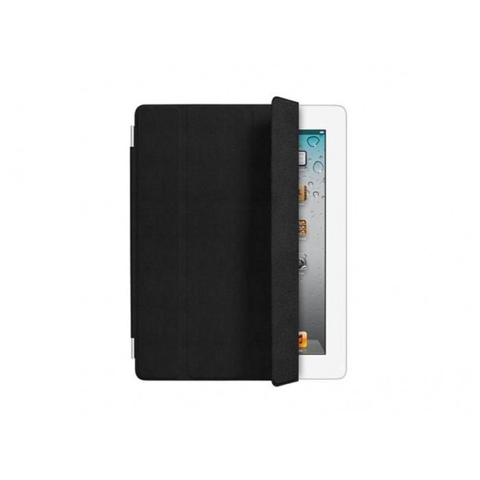 картинка Чехол Apple iPad Smart Cover Leather Black for new iPad/ iPad 2 (MD301) от магазина КомпьютерЦентр