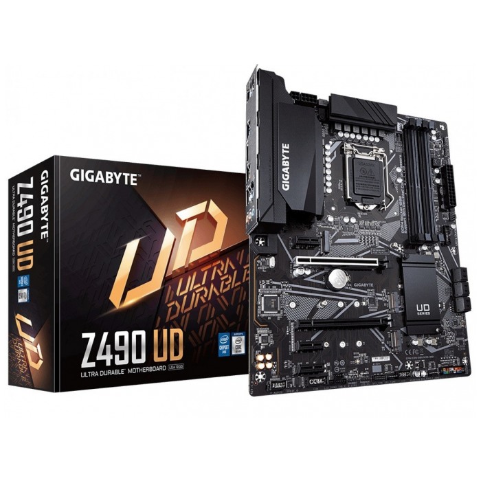 картинка Материнская плата Gigabyte Z490 UD S1200 (Z490 UD) от магазина КомпьютерЦентр