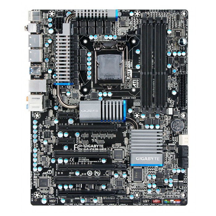 картинка Материнская плата Gigabyte GA-P67A-UD5-B3 от магазина КомпьютерЦентр