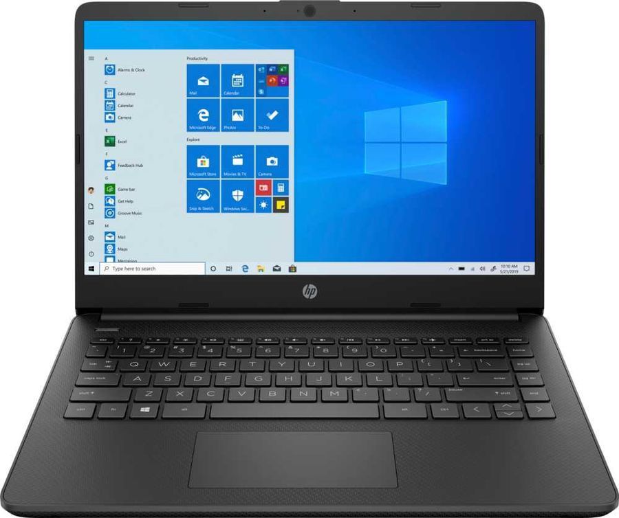 картинка Ноутбук HP 14s-fq0100ur Black (3C8N0EA) от магазина КомпьютерЦентр