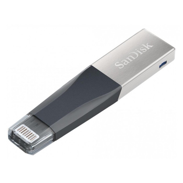 картинка Флешка USB SanDisk 64Gb iXpand Mini Lightning (SDIX40N-064G-GN6NN) от магазина КомпьютерЦентр
