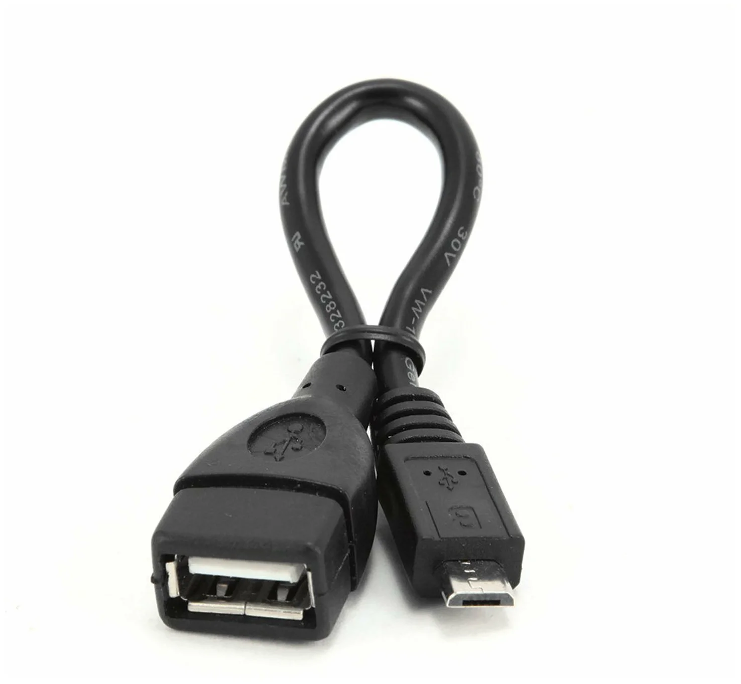 картинка Кабель USB 2.0 A->F micro Gembird/ Cablexpert OTG 0.15 м (A-OTG-AFBM-001) (AF-microBM) от магазина КомпьютерЦентр