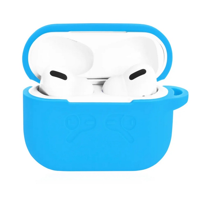 картинка Чехол Gurdini Soft Touch для Apple Airpods Pro Blue от магазина КомпьютерЦентр