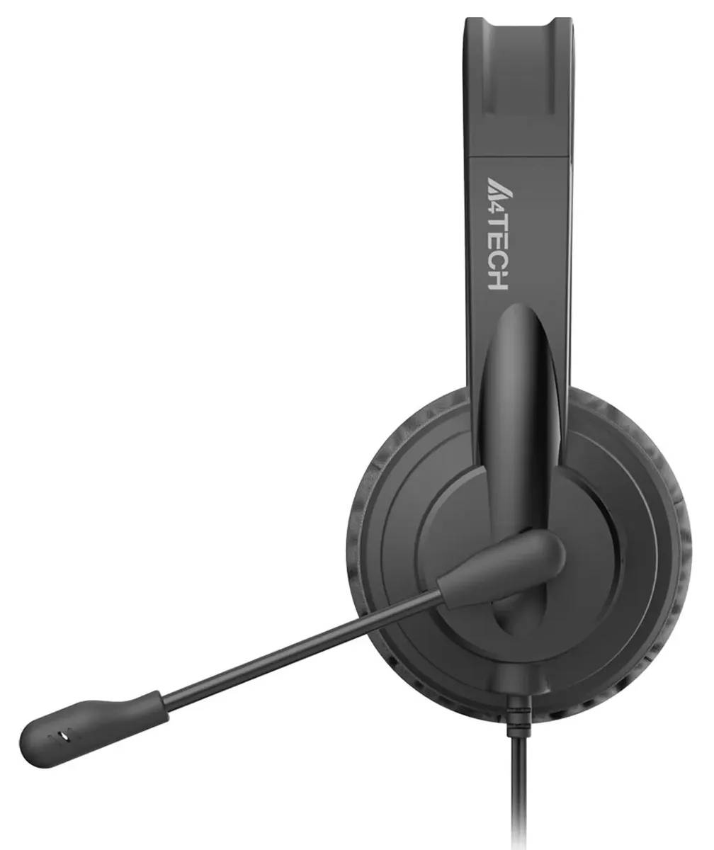 картинка Гарнитура A4Tech HU-11 Mono Headset, черный (HU-11 Black) от магазина КомпьютерЦентр