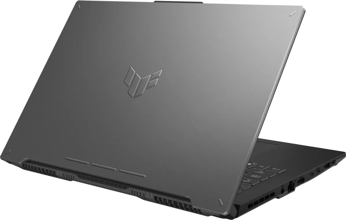 картинка Ноутбук ASUS TUF Gaming F17 FX707VJ-HX006 17.3'' IPS (1920x1080)/  Intel Core 5 210H (8/ 12)/  16ГБ/  512ГБ SSD/  GeForce RTX 3050 6Gb/  DOS/  56Wh/  Mecha Gray от магазина КомпьютерЦентр