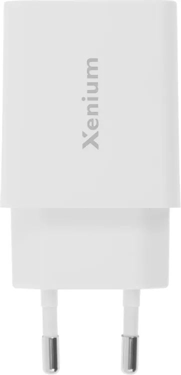 картинка Сетевое зарядное устройство Xenium X252 25W 3A+2A USB/ USB Type-C универсальное белый (CCX252CW/ 00) от магазина КомпьютерЦентр