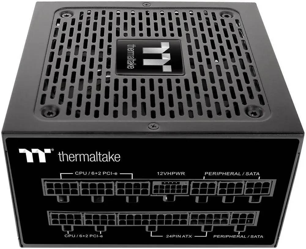 картинка Блок питания Thermaltake ATX 1200W Toughpower GF A3 Gen.5 80+ gold 24pin APFC 120mm fan 12xSATA Cab PS-TPD-1200FNFAGE-H от магазина КомпьютерЦентр