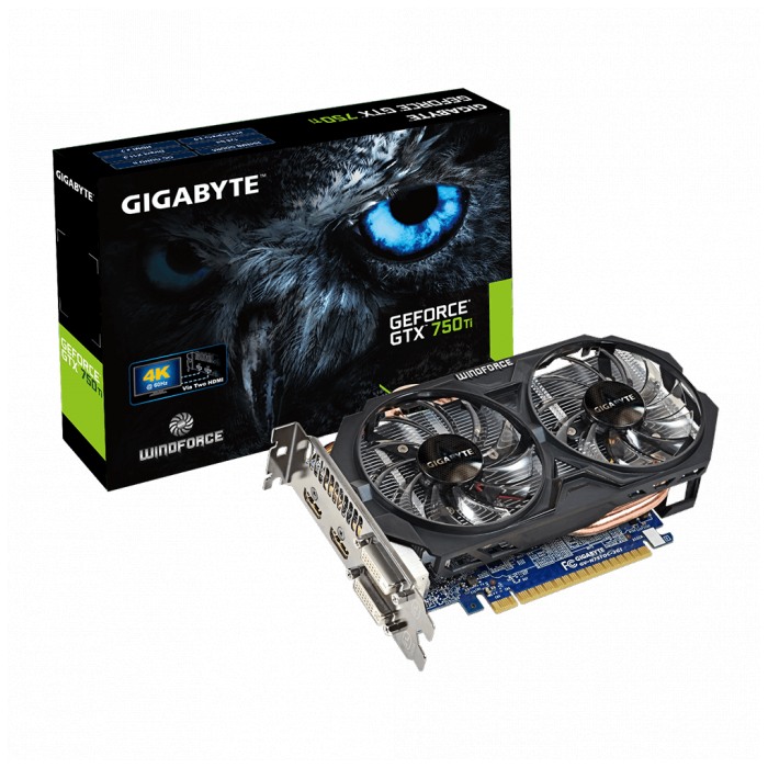 картинка Видеокарта Gigabyte 2Gb DDR5 GeForce GTX750Ti (GV-N75TOC-2GI) от магазина КомпьютерЦентр