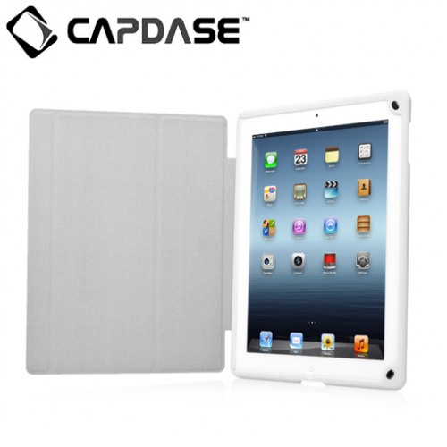 картинка Чехол Capdase Soft Jacket Sider Rhombi White/ Grey for new iPad/ iPad 2 (SJAPIPAD3-SR2G) от магазина КомпьютерЦентр