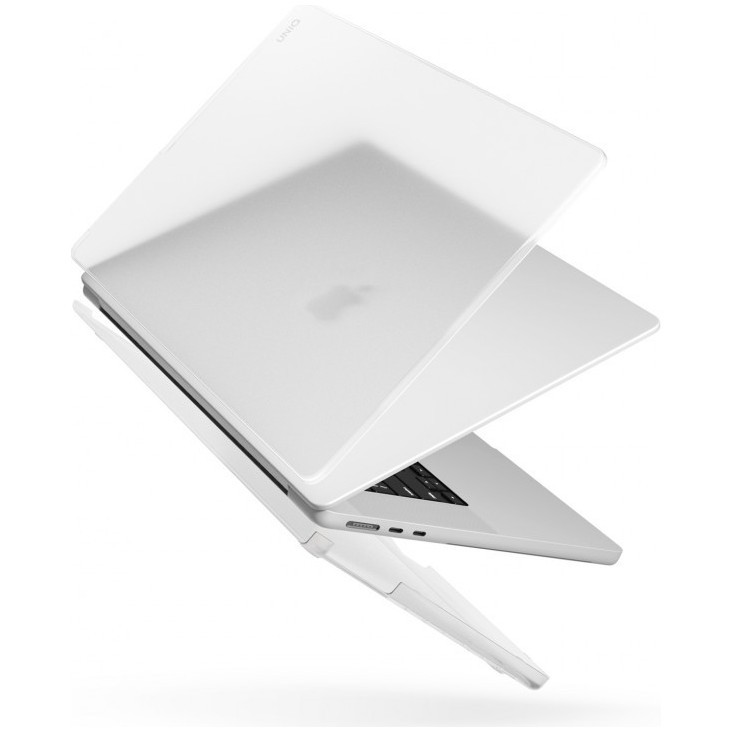 картинка Чехол Uniq CLARO для MacBook AIR 15'' M2 -2023г., цвет матовый прозрачный (Matte Clear) MA15(2023)-CLAROMCLR от магазина КомпьютерЦентр