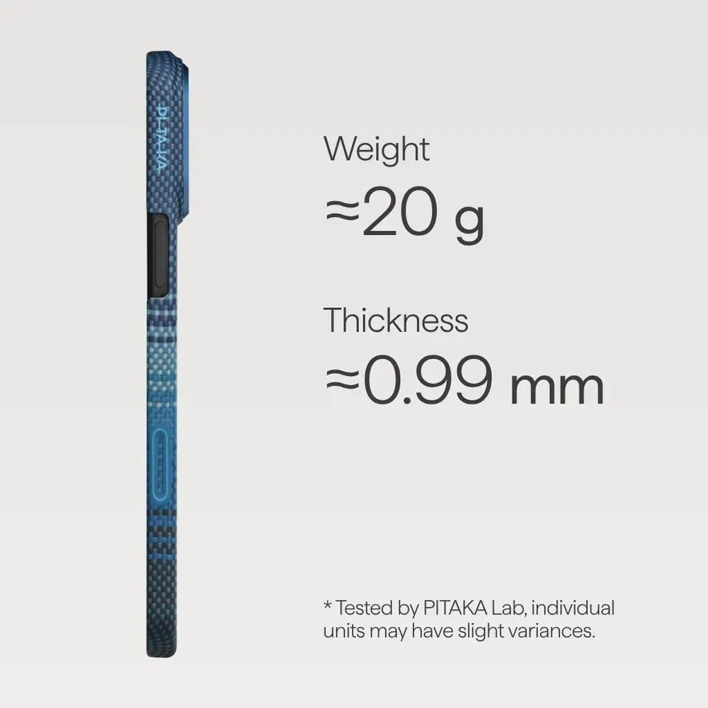 картинка Чехол Pitaka Ultra-Slim Case для iPhone 17 Pro Max, Moonrise от магазина КомпьютерЦентр
