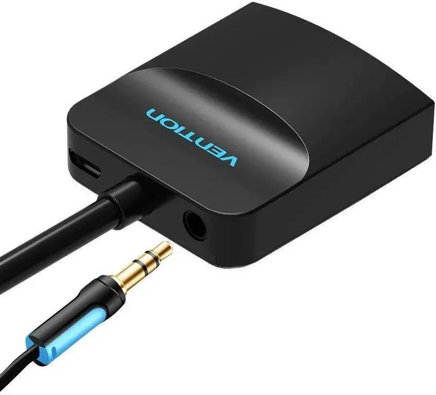 картинка Медиаконвертор Vention VGA + аудио > HDMI, гибкий, черный (ACNBB) от магазина КомпьютерЦентр