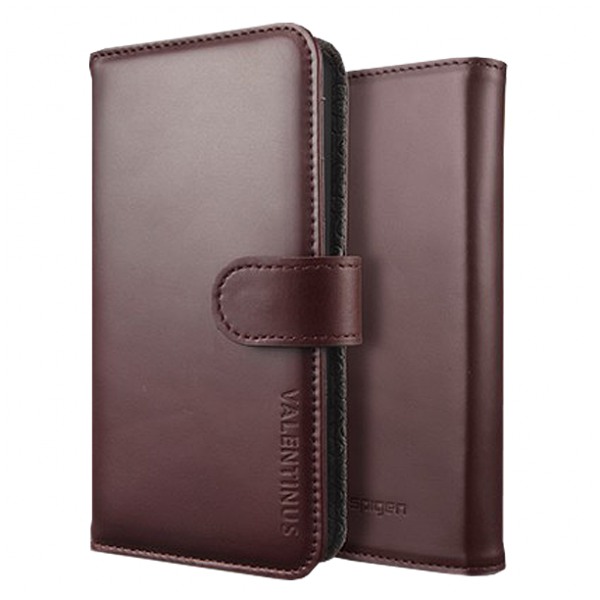 картинка Чехол SGP Diary Type Case Valentinus Dark Brown for iPhone 5 (SGP09547) от магазина КомпьютерЦентр