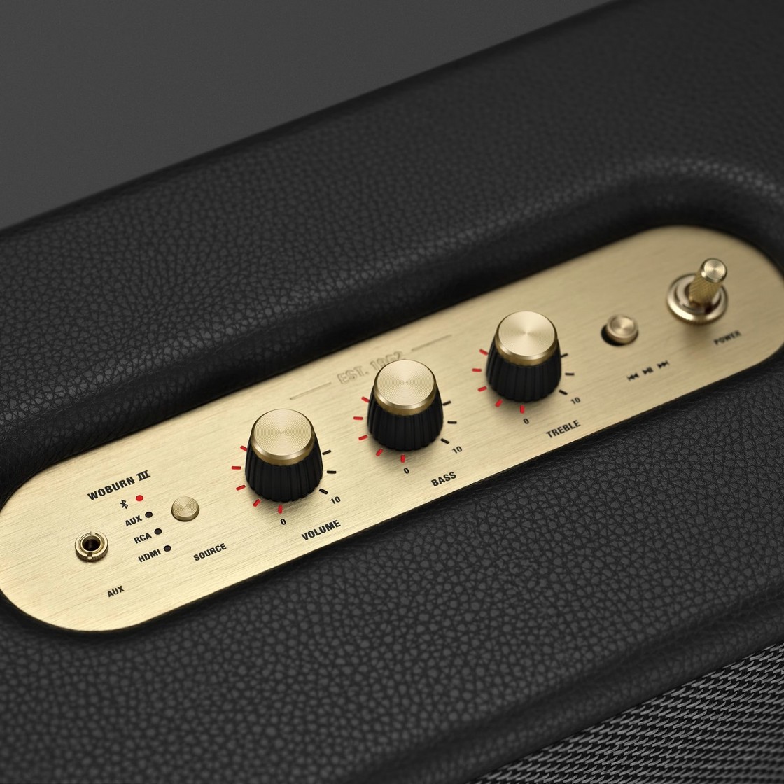 картинка Колонка Bluetooth Marshall Woburn lll 150 Вт Black от магазина КомпьютерЦентр