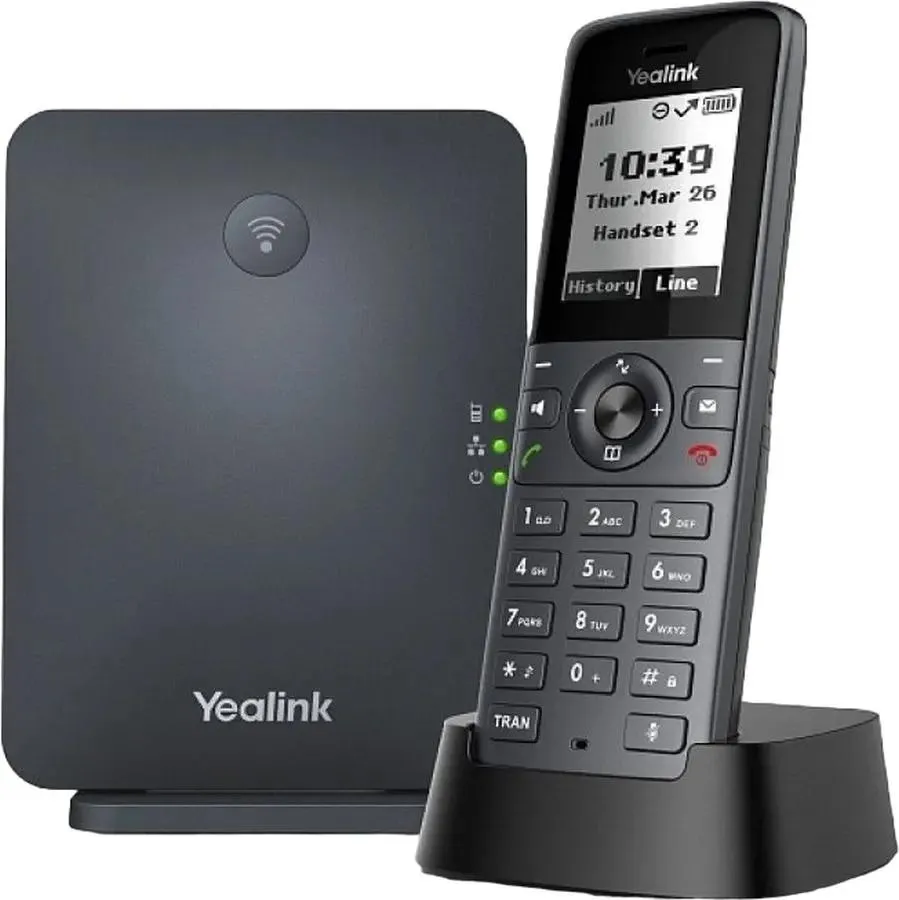 картинка Телефон IP Yealink W71P черный DECT от магазина КомпьютерЦентр