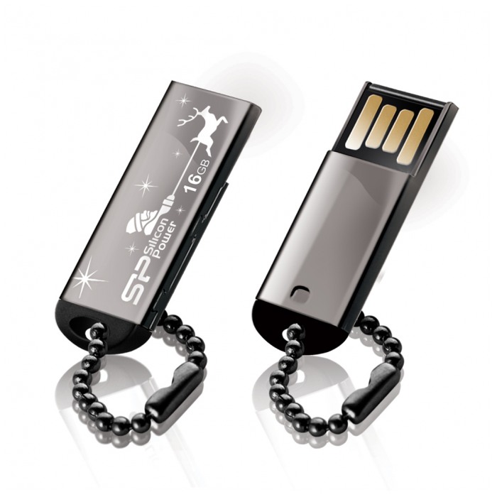 картинка Флешка USB SiliconPower 16Gb Touch 830 Limited Edition Black (SP016GBUF2830V1K-LE) от магазина КомпьютерЦентр