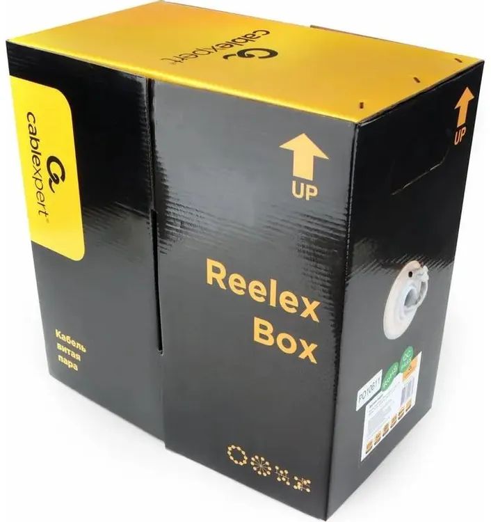картинка Кабель Cablexpert FPC-5004E-SOL/ 100, FTP indoor 4x2x0.48, CCA, кат.5е, однож., 100м, box, серый (22921) от магазина КомпьютерЦентр