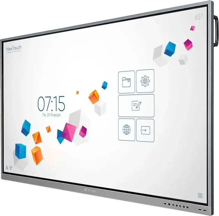 картинка Интерактивная панель NexTouch Nextpanel 65 IFPCV1INT65 65'' Android 8.0 IR 4K (3840x2160) WiFi от магазина КомпьютерЦентр