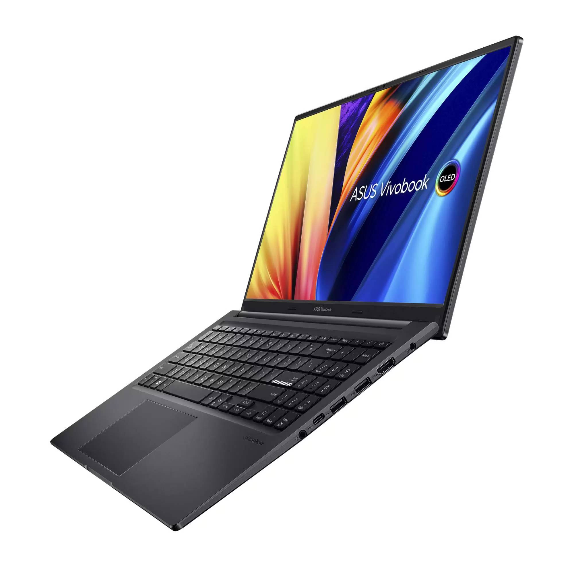 картинка Ноутбук ASUS VivoBook X1505ZA-MA477 15.6'' OLED 120Hz (2880x1620)/  Core i7-12700H/  16Gb/  1Tb M.2 SSD/  Intel Iris Xe/  Wi-Fi6/  BT5.3/  Cam/  50Wh/  1.7kg/  Black от магазина КомпьютерЦентр