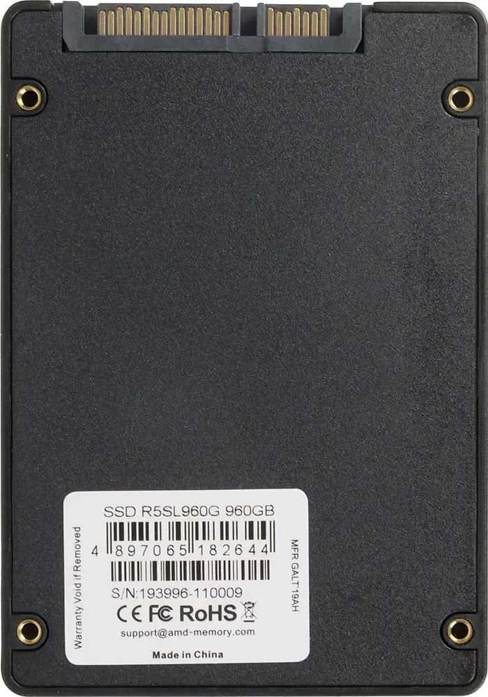 картинка SSD накопитель 960Gb 2.5'' AMD Radeon R5 SATAIII (R5SL960G) от магазина КомпьютерЦентр